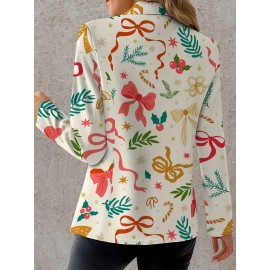 Plus Size - Women'S Plus Size Elegant Minimalist Solid Green Suit Jacket - Structured Lapel Collar, Single-Button Closure, Tailored Fit for Fall/Winter, Versatile for Casual & Formal Occasions, Durable & Comfortable Professional & Everyday Outerwear