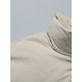 Women's Fashion Outdoor Softshell Jacket With Unique Letter Pattern, High Collar, Autumn/Winter Sports Style